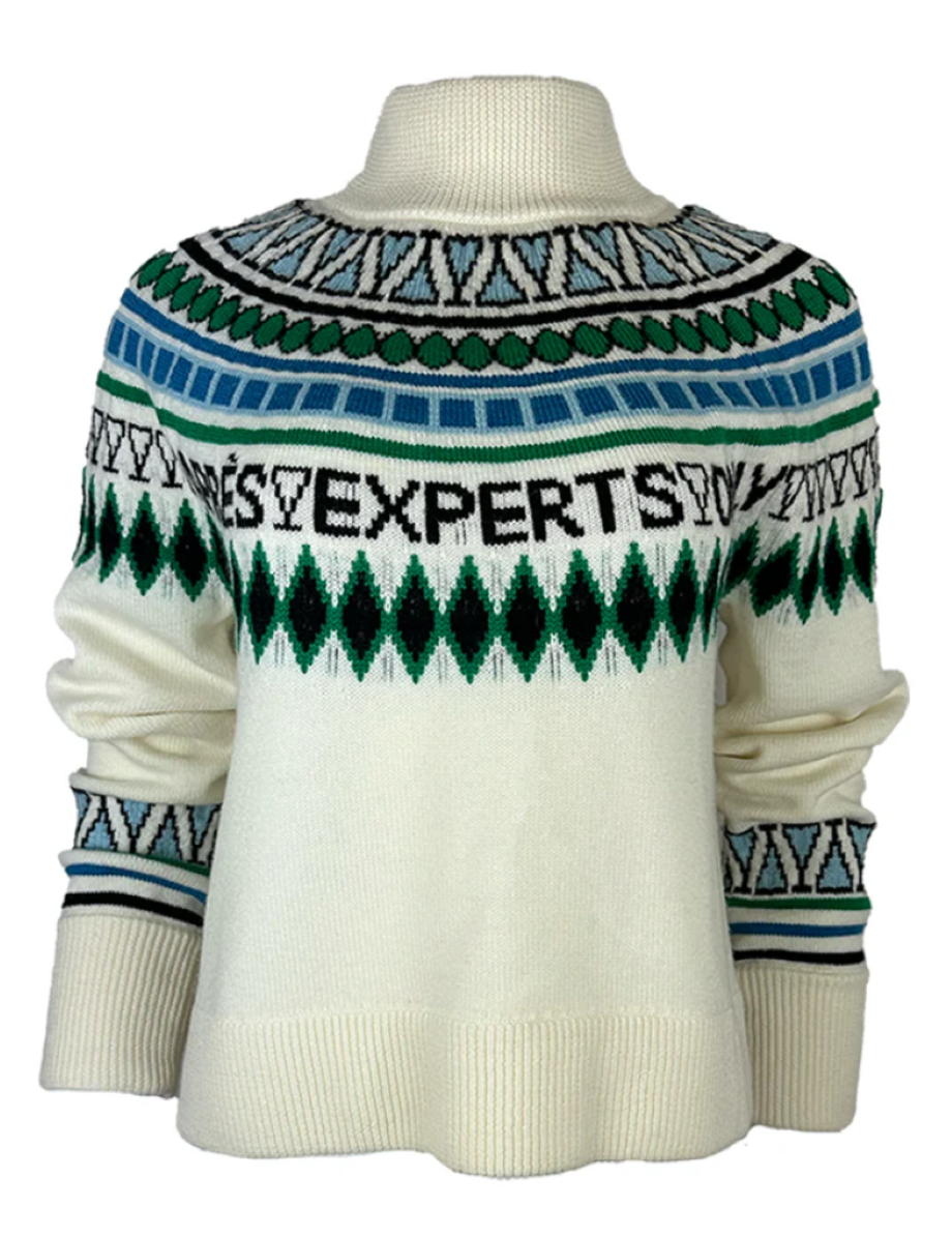 Team Event "Après Experts Only" Fair Isle Sweater - Snow/Multi