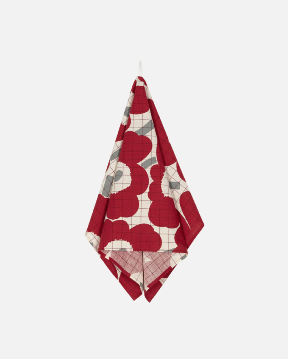 Marimekko Pieni Tea Towel - Dark Cherry