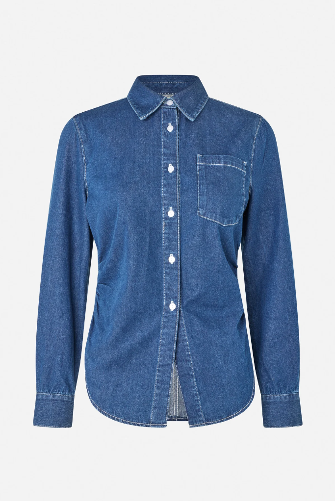 Baum und Pferdgarten Maria Denim Shirt - Light Worn Denim