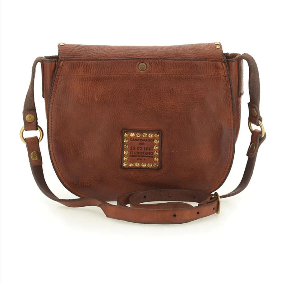 Campomaggi Petra Bag - Cognac/Azure