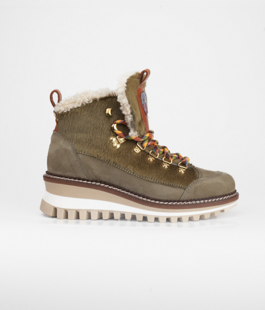 NiS New Italia Shoes Erika "Cavallino" Boot - Green