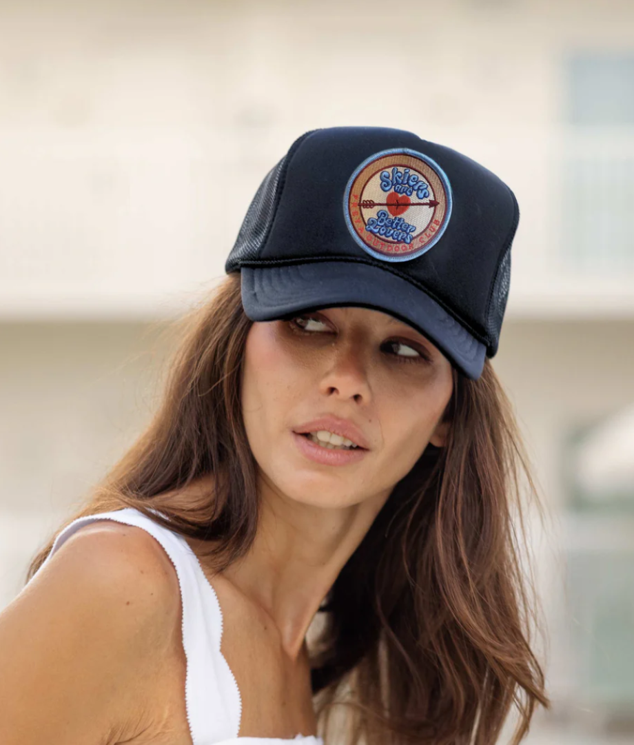 Freya "Skiers Are Better Lovers" Trucker Hat - Navy