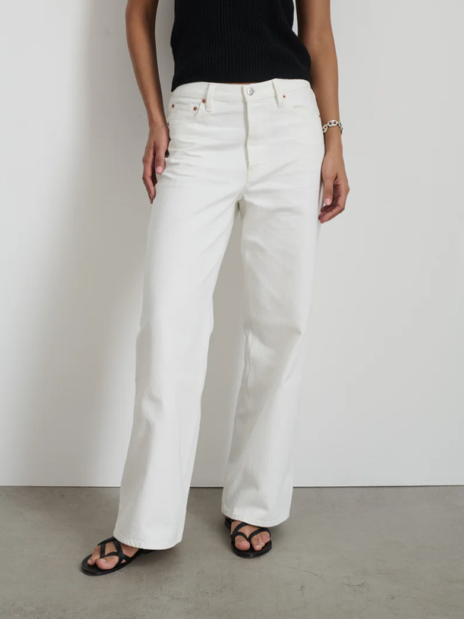 Alex Mill Alek Wide-Leg Jean - Sea Salt