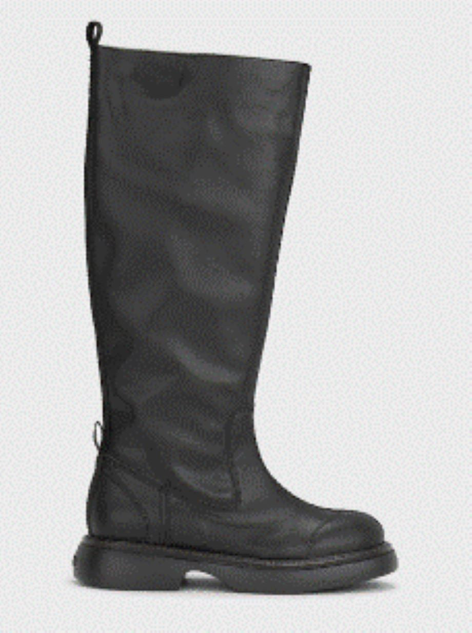 Ganni Everyday Tubular Boot - Black