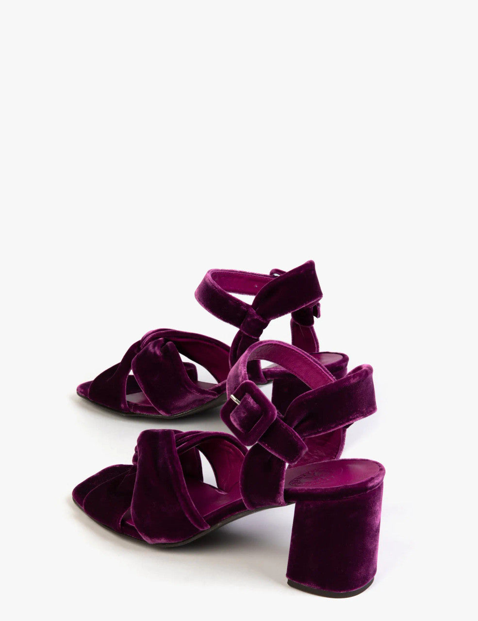 Penelope Chilvers Infinity Velvet Sandal - Bouganvillia